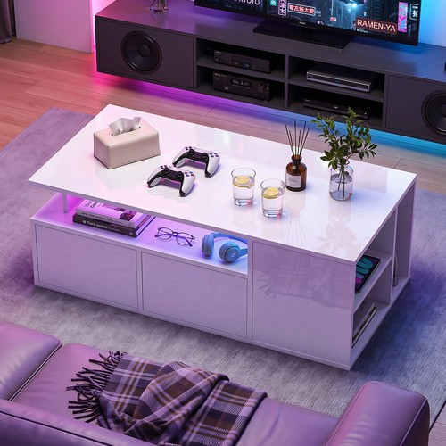 Rgb couchtisch hochglanz mit - couchtisch,