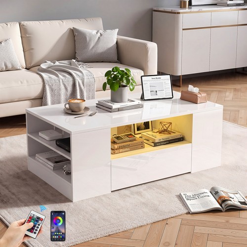 Couchtisch mit schubladen rgb - mit,