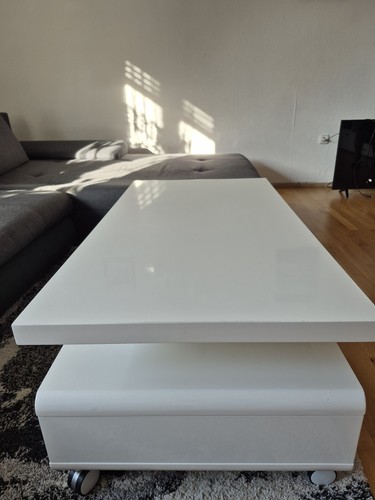 Couchtisch weiß hochglanz - weiß,