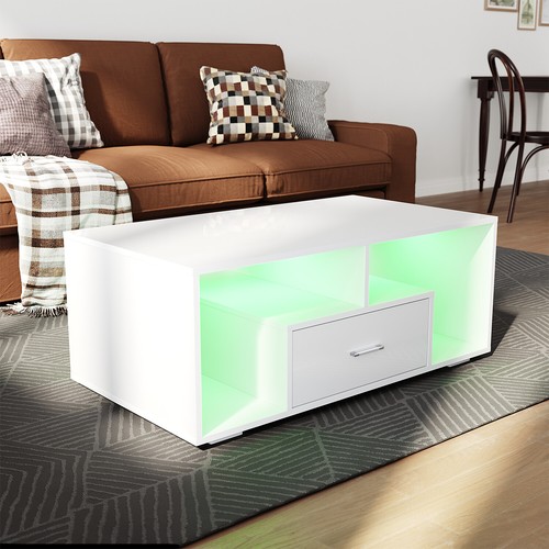 Couchtisch mit led - mit, beleuchtung