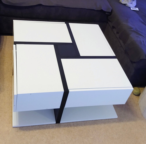Moderner couchtisch rechteckig - couchtisch,