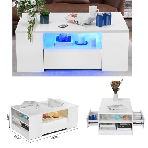 Couchtisch mit schubladen - couchtisch,
