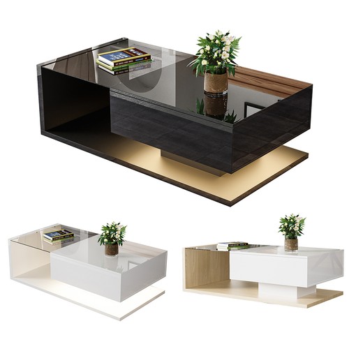 Hochglanz couchtisch mit - hochglanz,