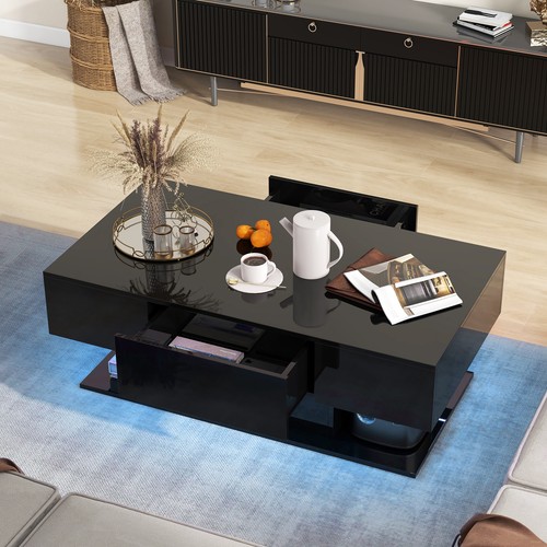 Couchtisch led hochglanz - couchtisch,
