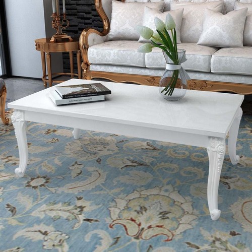 Couchtisch weiss hochglanz - weiss,